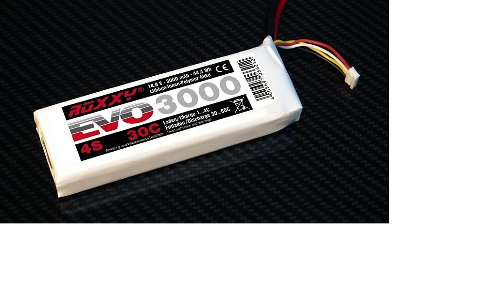 Acumulator propulsie ROXXY Evo 14,8V, 3000mAh, 30C